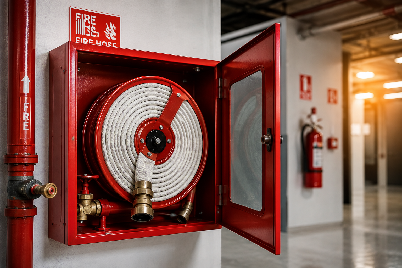 Fire alarm system installation with smoke detectors, heat detectors, fire alarm control panel and manual call point in Pondicherry