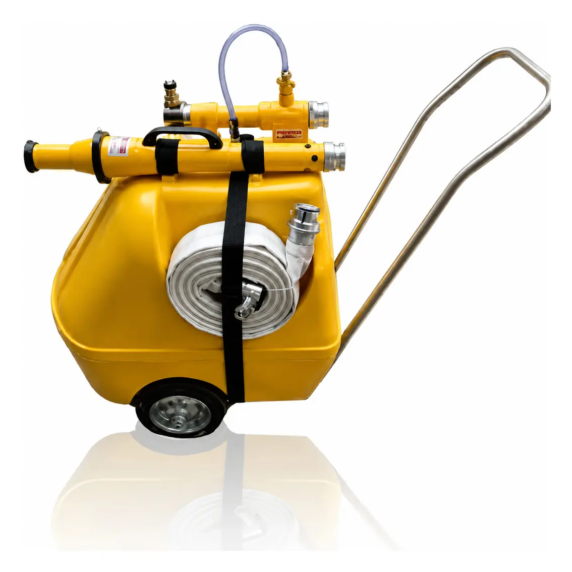 Mobile firefighting foam trolley